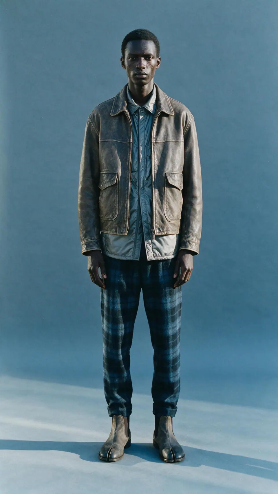 Look 105 — Peitho, worn leather
