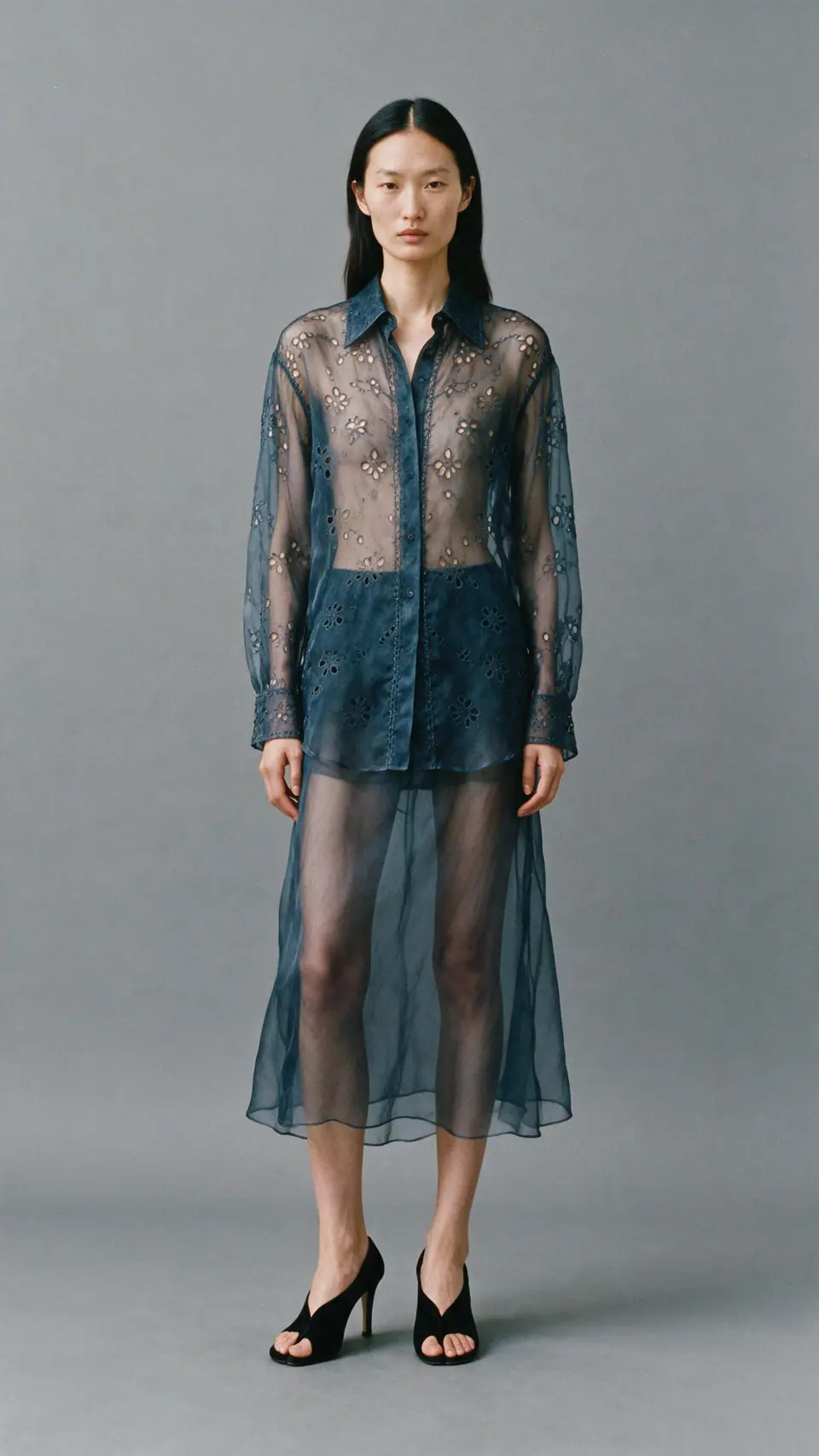 Look 50 — Rán, sheer slate