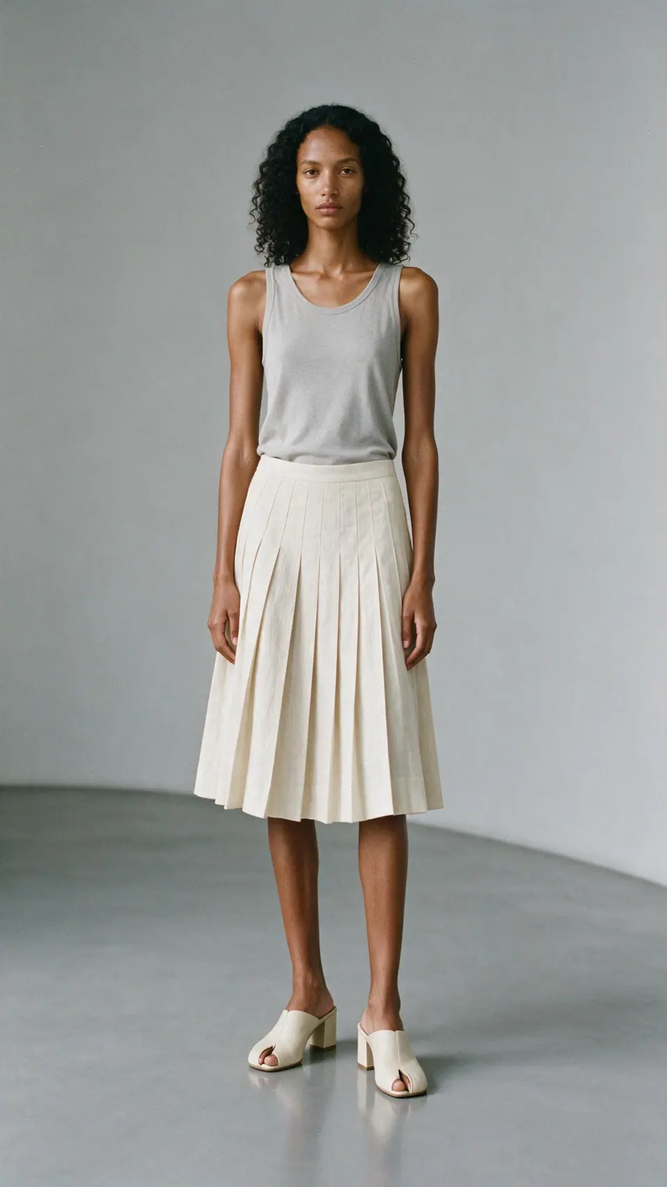 Look 53 — Seynekun, bone pleat