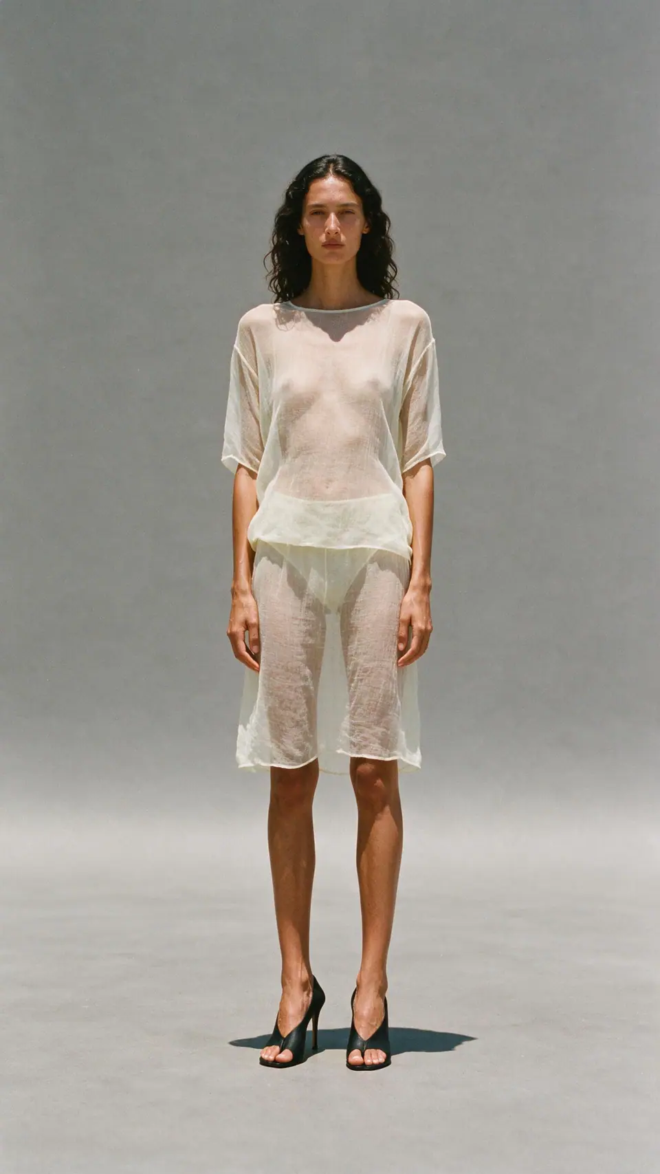 Look 63 — Gerd, sheer chaux